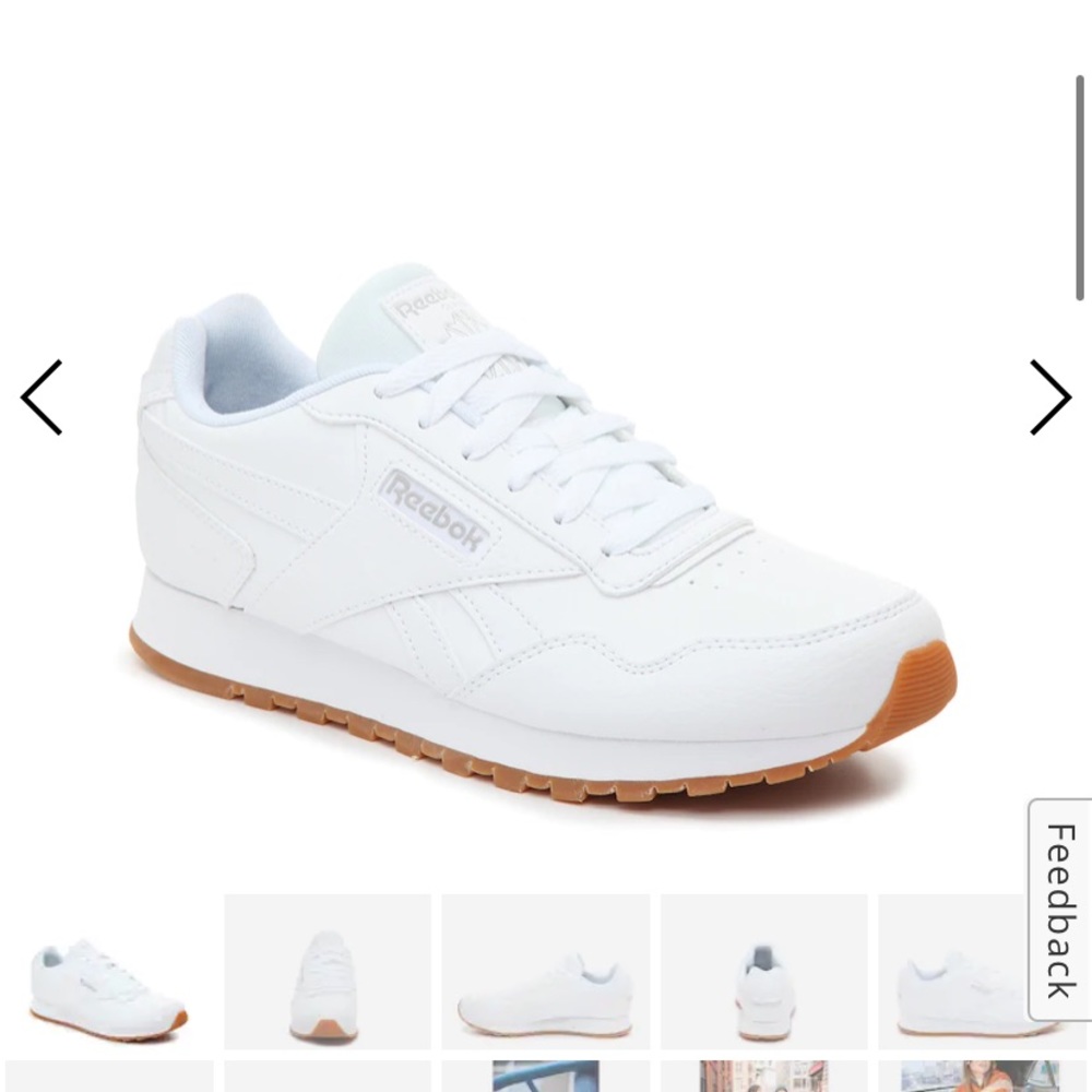White reebok shoes